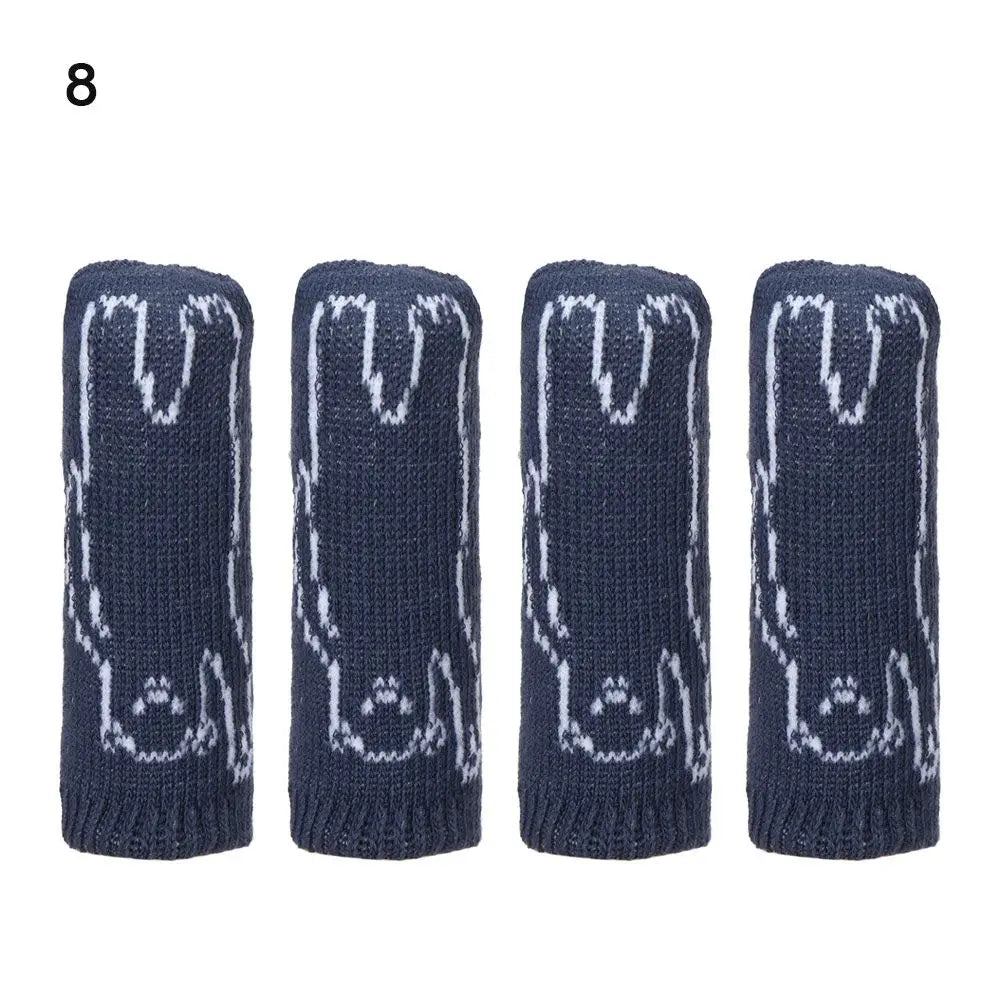 4-Pack Non-Slip Knitted Furniture Leg Covers – Floor Protector Furniture Leg Covers Richie's 8