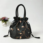 Women Embroidery Flower Cosmetic Bag – Ethnic Mini Purse & Pouch