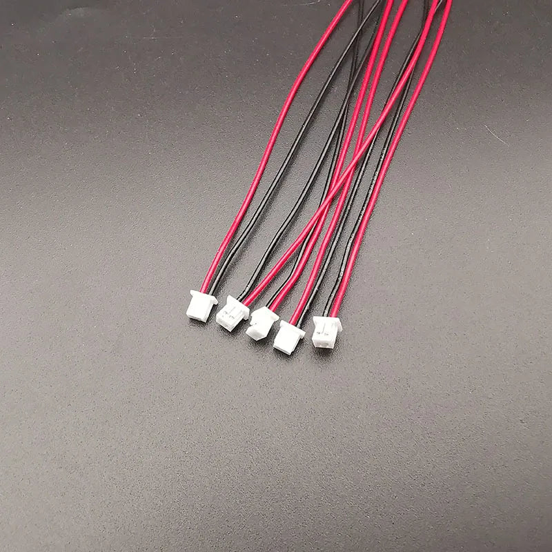 5 Pairs JST 1.25mm 2-Pin Connectors Male Female 28AWG Wire Electrical Connector Richie's