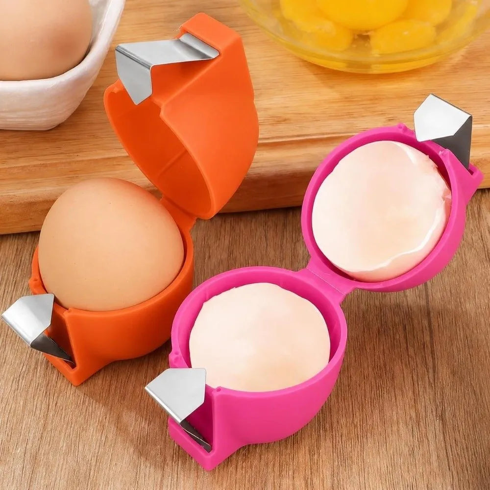 3-Pack Egg Shell Opener & Cracker – Pink, Yellow & Orange Egg Shell Opener Richie's