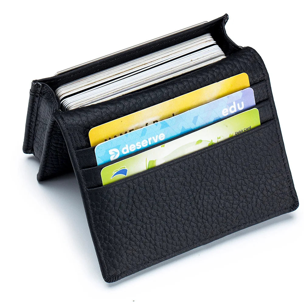 Genuine Leather Card Holder Wallet & Coin Purse – Unisex Leather Card Wallet Richie's