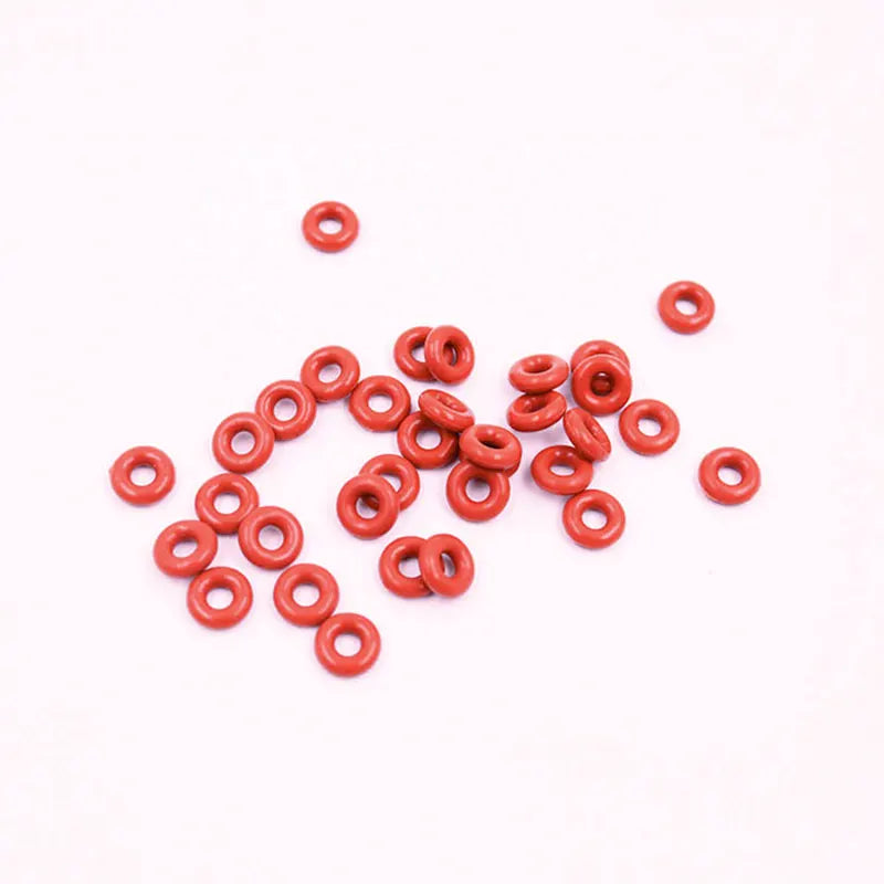 50PCS Red VMQ Silicone O-Rings CS1.8mm Sealing Gasket Washers Silicone O-Ring Gasket Richie's