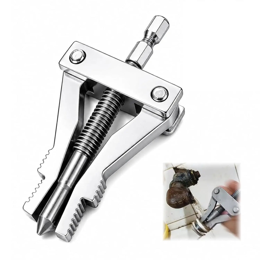 Broken Pipe Thread Extractor Tool – Hex Drill Shank 1/2 & 3/4 In Pipe Thread Extractor Richie's