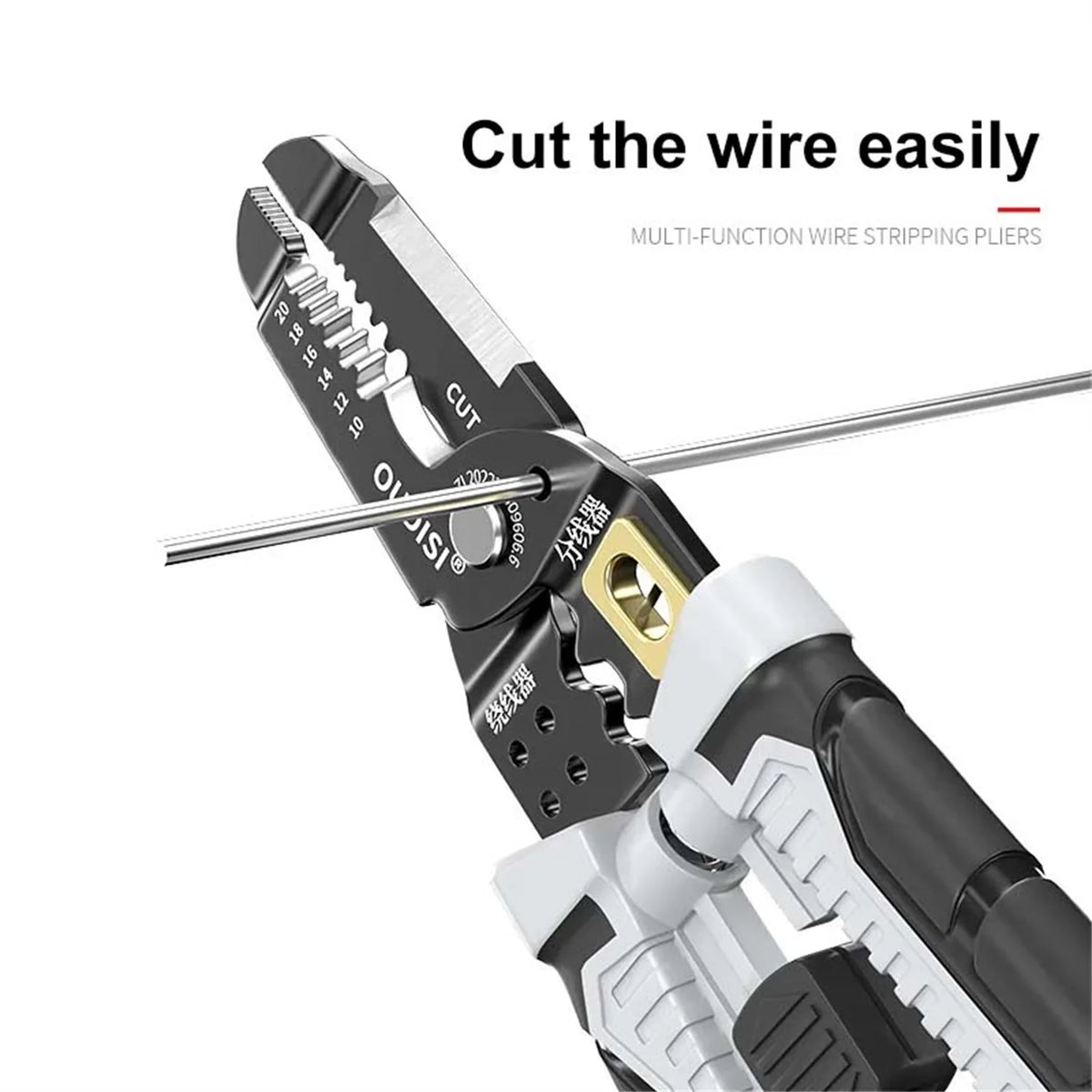 NJBLZQ Multifunctional Wire Stripping Pliers – Stainless Steel Wire Stripping Pliers Richie's