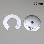 Aluminum Arc Cap Glass Globe Lampshade Holder – Flying Saucer Lampshade Holder Cap Richie's 70mm Silver