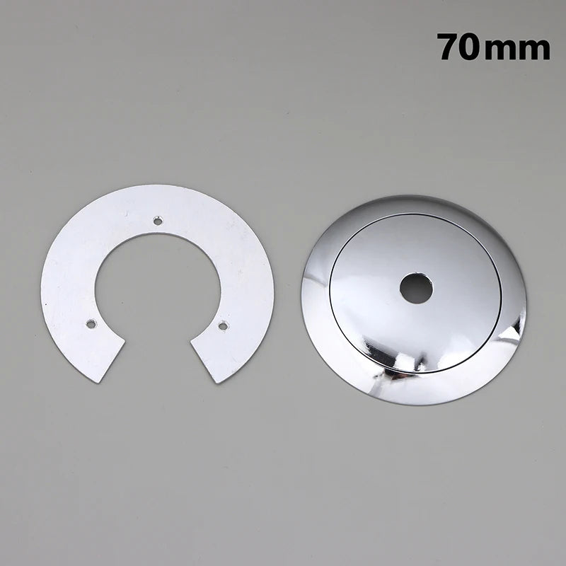 Aluminum Arc Cap Glass Globe Lampshade Holder – Flying Saucer Lampshade Holder Cap Richie's 70mm Silver