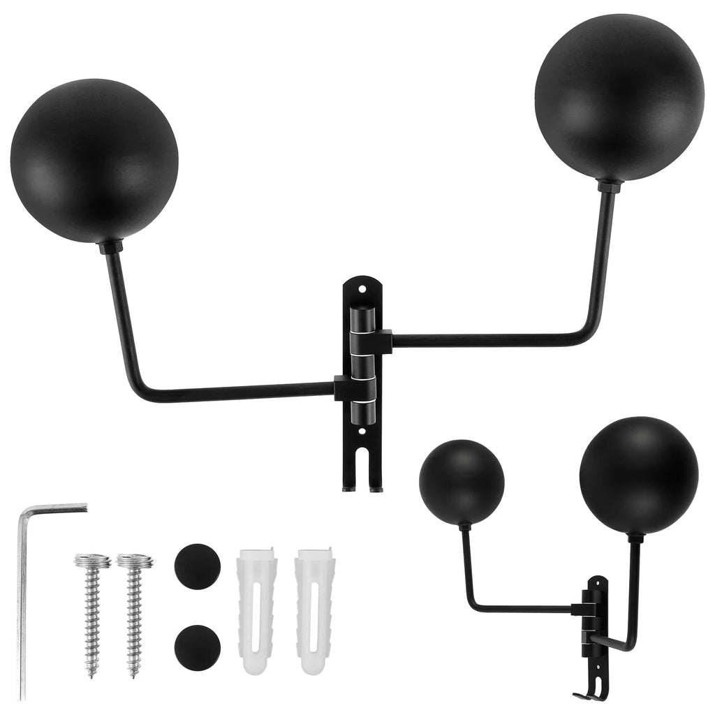Wall Mount Motorcycle Helmet Holder 180° Dual-Ball Rack 2PCS Helmet Wall Rack Richie's 2PCS Dual-Ball Rack