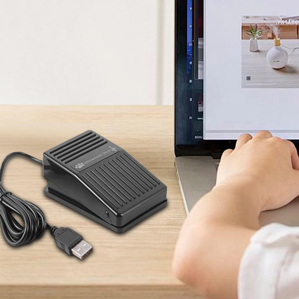 USB Foot Pedal Switch – Programmable HID Game & PC Controller USB Foot Pedal Richie's