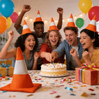 Traffic Cone Top Hat – Novelty Costume for Halloween & Parties Novelty Costume Hat Richie's