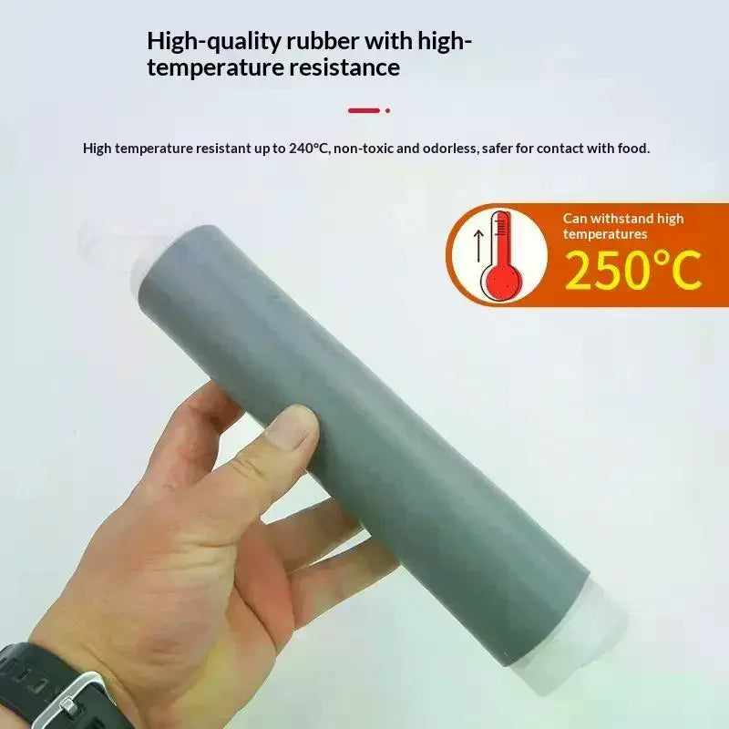 Rubber Pot Handle Cover – Heat Insulation Sleeve for Cookware Cookware Handle Cover Richie's