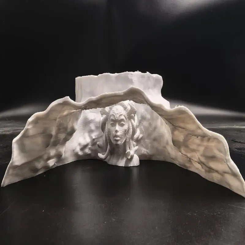 Aquarium Cave Decor – Gorgon Snake Hair Hiding House Ornament Aquarium Cave Ornament Richie's A2