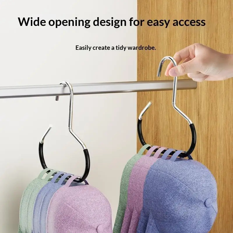 Heavy-Duty Chrome Hat & Cap Hanger Organizer | Non-Slip Hat Hanger Organizer Richie's
