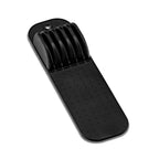 Knife Drawer Organizer Mat – 5 or 11 Slot Non-Slip Knife Drawer Organizer Richie's S Black