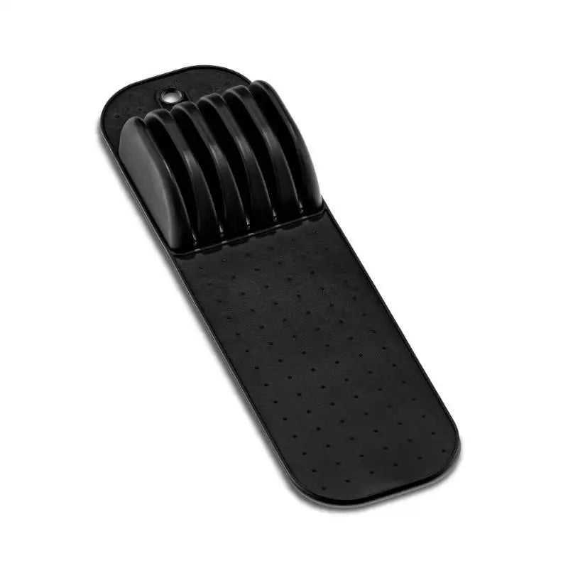 Knife Drawer Organizer Mat – 5 or 11 Slot Non-Slip Knife Drawer Organizer Richie's S Black