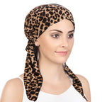 Women's Printed Pre-Tied Turban Cap Hijab Headscarf Bandana Turban Headscarf Cap Richie's