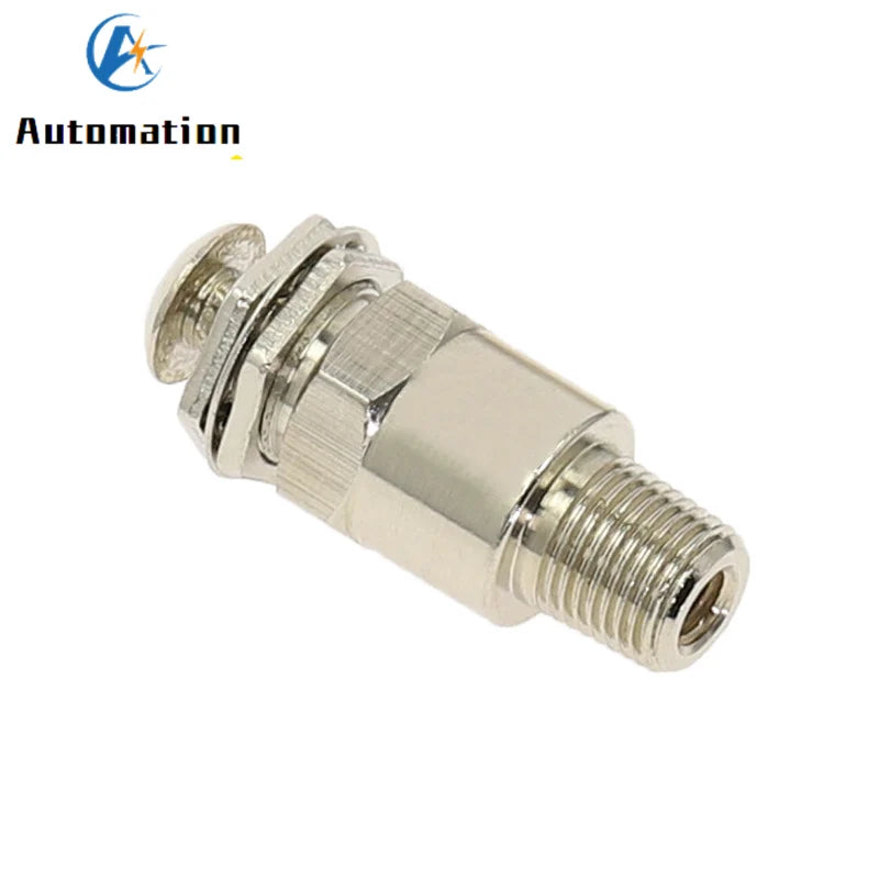 TAC2-2P Pneumatic Exhaust Valve 2/2 Way M5 Female 1/8" Push Button Pneumatic Exhaust Valve Richie's
