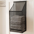 Wall Mounted Large Mesh Laundry Hamper Bag – Foldable Organizer Hanging Laundry Hamper Richie's Default Title