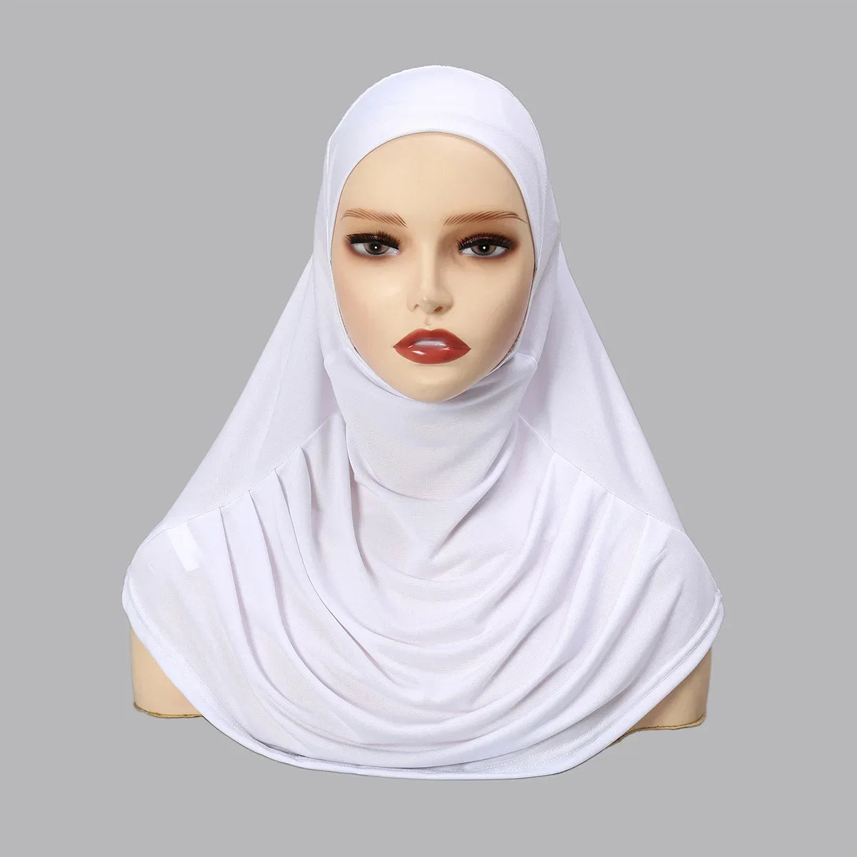 Women's Jersey Hijab Underscarf Inner Cap – Solid Neck Cover Hijab Underscarf Cap Richie's