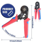HSC8 6-4A Self-Adjusting Ratchet Ferrule Crimping Plier AWG23-7 Ratchet Crimping Plier Richie's