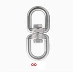 304 Stainless Steel Double Ended Swivel Eye Hook Connector Swivel Eye Hook Richie's OO M14