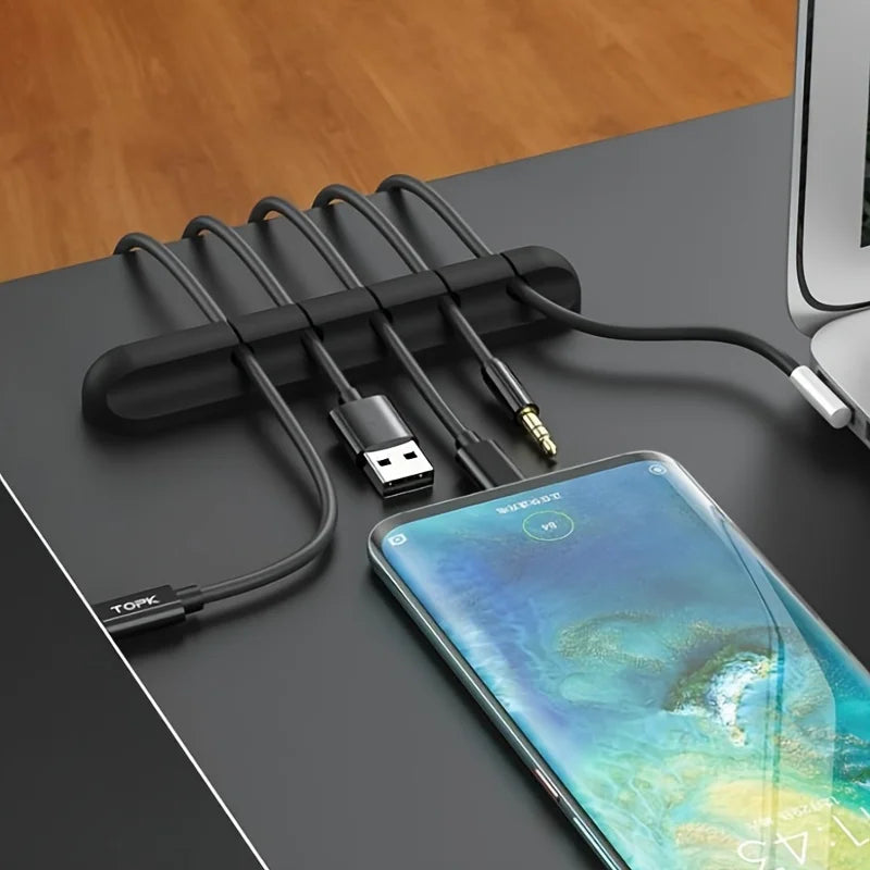 Multi-Slot Cable Organizer Clips – Cord Management for Desk & Car Cable Organizer Clip Richie's