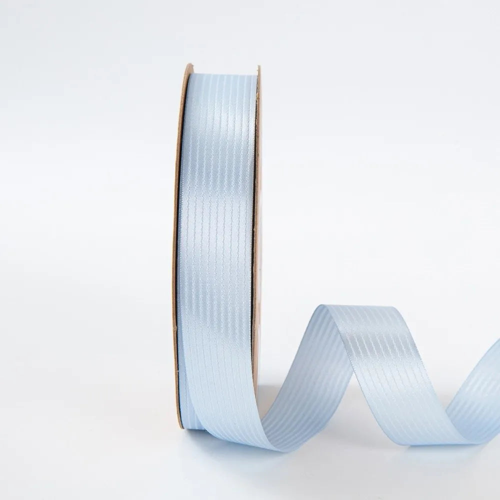 2.5cm Double-Sided Satin Ribbon – DIY Bows & Gift Wrapping Satin Craft Ribbon Richie's Light Blue L