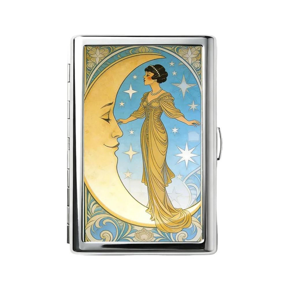 Vintage Metal Card Case – Snap-Close Business Card Holder Metal Card Case Richie's 6