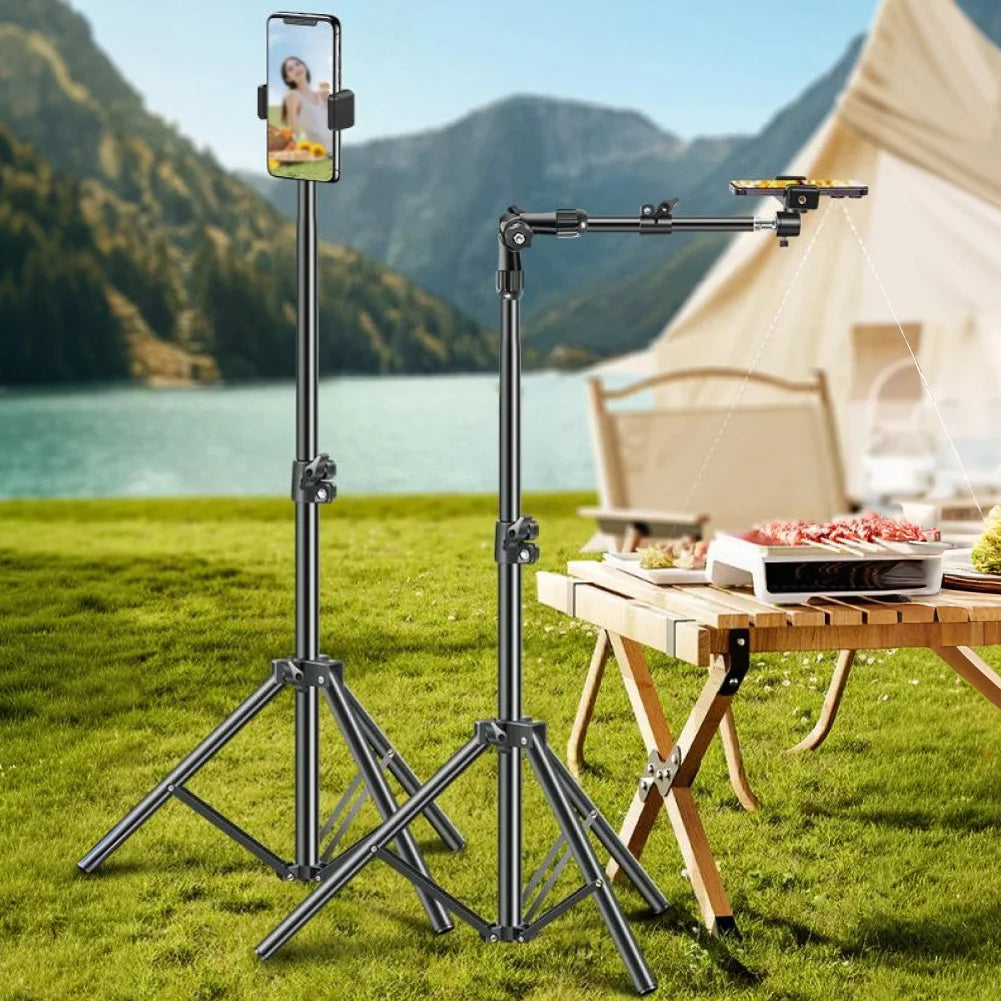 Overhead Tripod Phone Stand – Adjustable Horizontal Floor Stand Overhead Phone Tripod Richie's