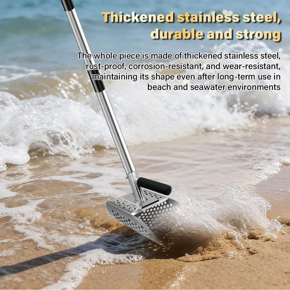 Stainless Steel Sand Scoop Sifter Shovel for Metal Detecting Metal Detecting Scoop Richie's