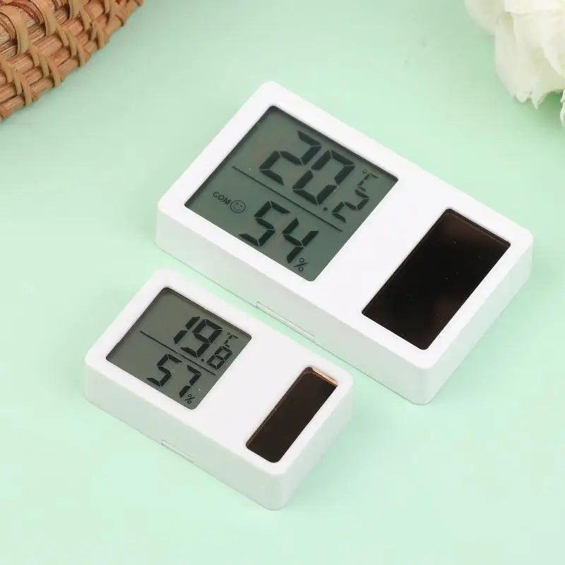 Solar Powered Mini Digital Thermometer & Hygrometer Digital Thermometer Hygrometer Richie's