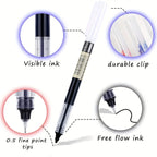 30-Pack Quick-Dry Gel Pens 0.5mm | Smooth Fast-Drying Ink Gel Pen Set Richie's