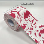 Halloween Blood Splatter Toilet Paper – Spooky Party Prop Roll Novelty Toilet Paper Richie's