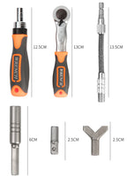 38-Pc Magnetic Ratchet Screwdriver Set – Torx, Hex & Bit Kit Ratchet Screwdriver Set Richie's