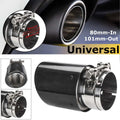 80-101mm Carbon Fiber Exhaust Tip – Universal Stainless Steel Exhaust Tip Richie's Default Title