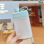 450ml BPA-Free Portable Sports Water Bottle – Flat Plastic Sports Water Bottle Richie's blue <0.25L