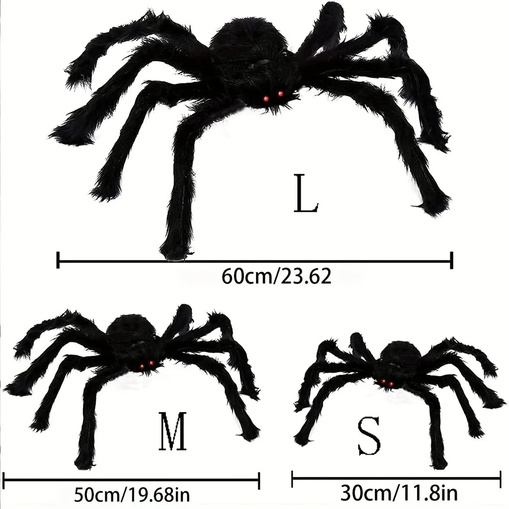 Extra Large Halloween Plush Black Spider Party Decor Prop Halloween Decoration Richie's