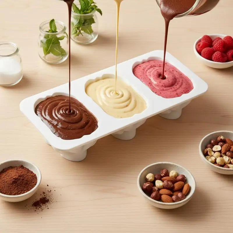 3-Cavity Peanut Walnut Silicone Cake Mold – Food Grade Bakeware Silicone Baking Mold Richie's