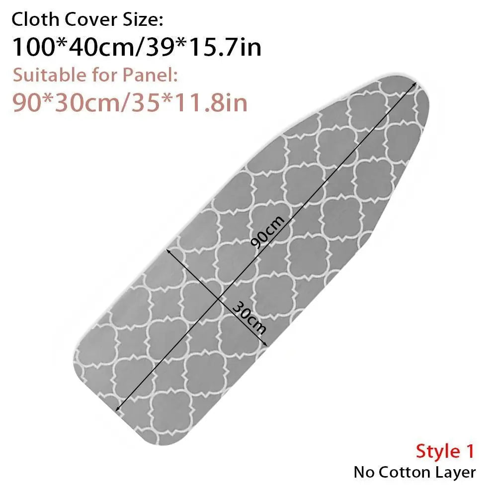 Stain Resistant Ironing Board Cover – Thick Cotton Elastic Edge Ironing Board Cover Richie's 1 for Panel 90x30cm
