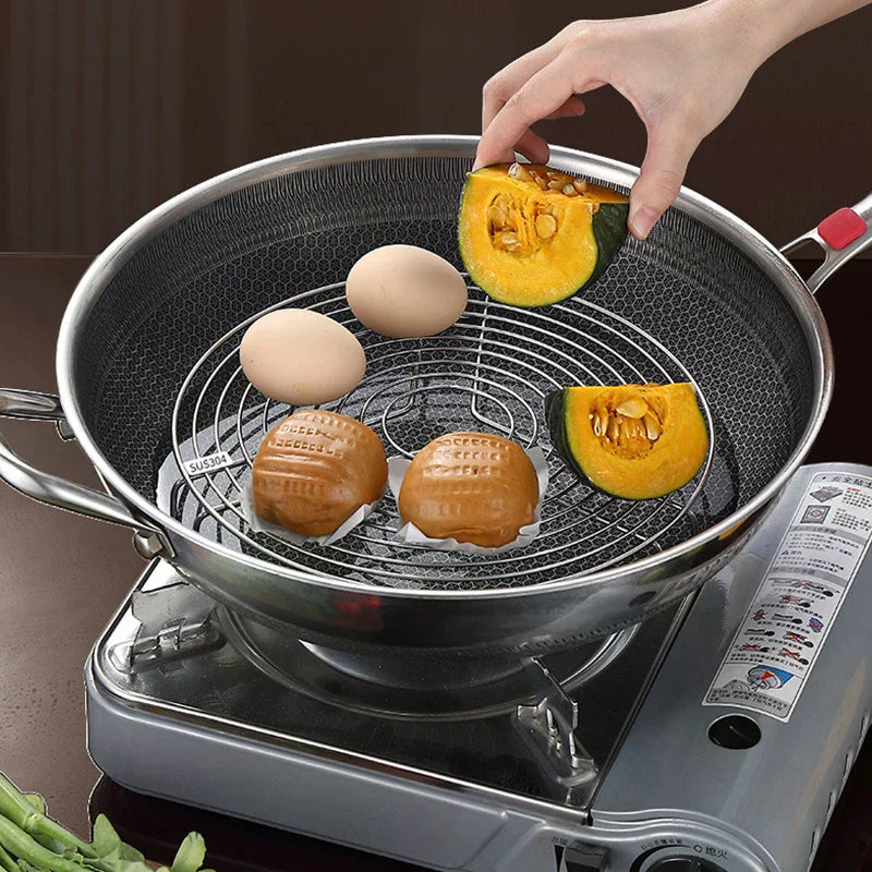 304 Stainless Steel Steamer Rack – Kitchen Steaming Tray 16–22cm Steamer Rack Richie's