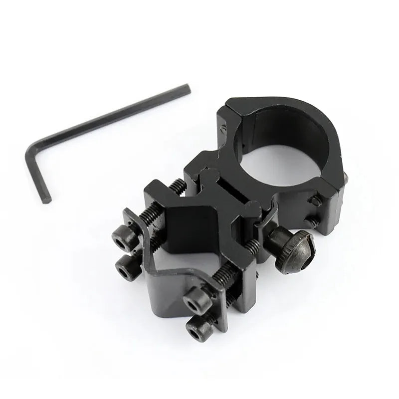 Universal 25mm Ring Metal Rail Clip for Tactical Flashlight Mount Flashlight Rail Mount Richie's