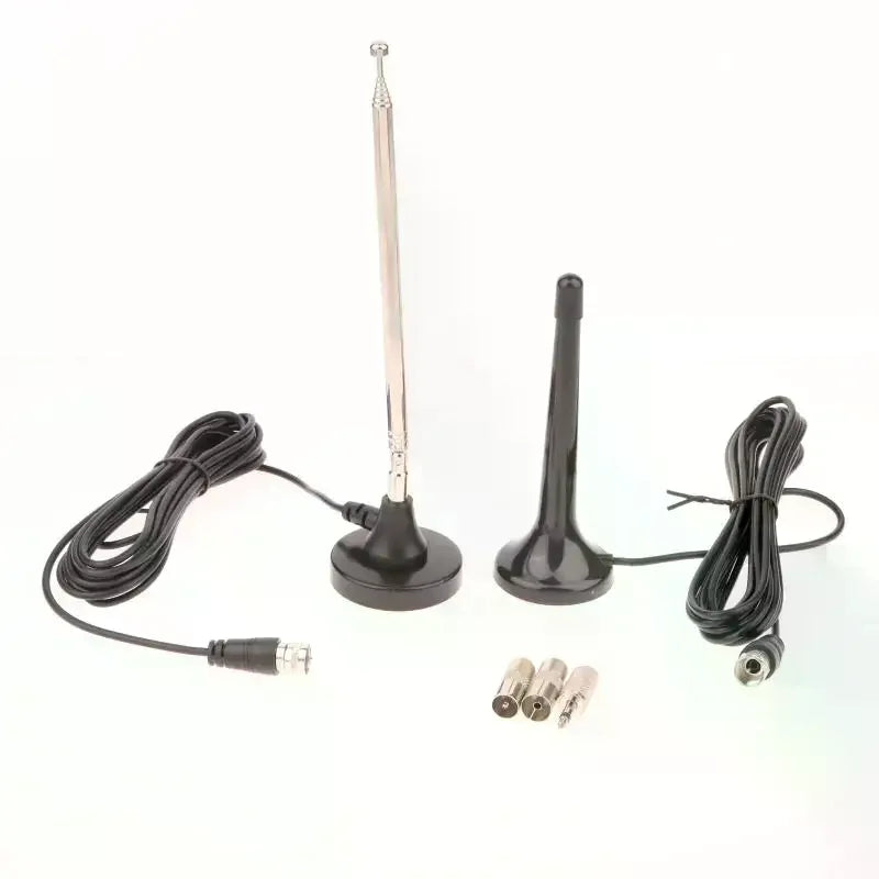 Indoor FM DAB Telescopic Antenna with 3 Adapters | Home Radio Indoor Radio Antenna Richie's