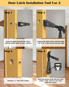 Door Latch Mortise Tool – Precise Installation Kit Door Installation Tool Richie's