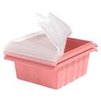 Extra Large Silicone Ice Cube Mold with Lid – BPA-Free Freezer Tray Silicone Freezer Mold Richie's Pink-1 Grid