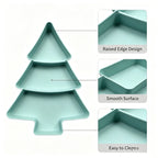 Christmas Tree Silicone Serving Tray – Holiday Snack Platter Silicone Serving Tray Richie's