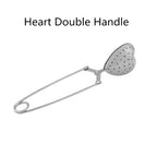 Stainless Steel Tea Infuser Strainer – Reusable Loose Leaf Filter Tea Infuser Strainer Richie's Heart Double Handle