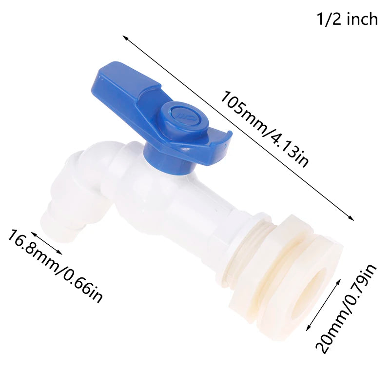 1/2 Inch Water Butt Tap Replacement Barrel Plastic Faucet Valve Water Barrel Tap Richie's A1