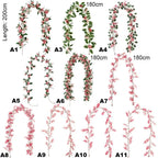 DIY Pink Berry Christmas Wreath – Artificial Garland Vine Artificial Wreath Garland Richie's