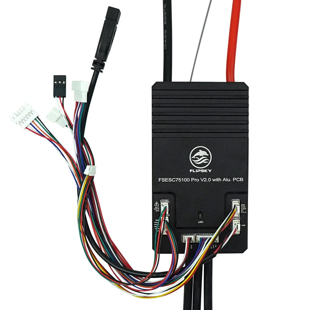Flipsky 75100 Pro V2.0 VESC Speed Controller Aluminum PCB VESC Speed Controller Richie's