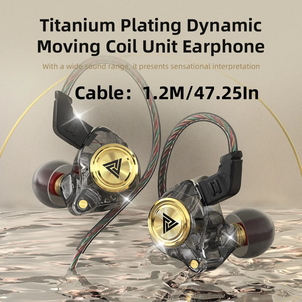 QKZ AK3 HiFi Wired In-Ear Headphones with Mic – 3.5mm Wired In-Ear Headphones Richie's