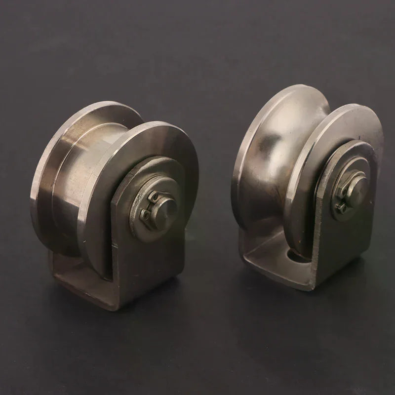 Stainless Steel Sliding Door Roller Pulley U V H Shape + Bearing Sliding Door Pulley Richie's